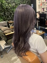 インデペンデンス(independence)&nbsp;【四条烏丸】ブリーチなしでラベンダーグレージュ×レイヤー