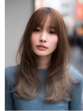 ダル 渋谷/表参道(DAL.) レイヤーカット髪質改善カラー透明感カラー顔まわりカット