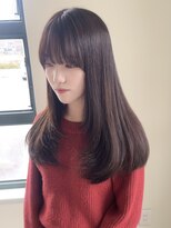 エクファ ヘア シェリル 草津 南草津店(ex-fa hair cherir)&nbsp;ピンクベージュ/アンブレラカラー/クールショート/前髪/南草津