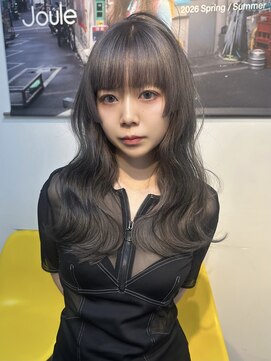 ジュール 池袋(Joule) 透明感アッシュグレー♪姫カットで叶える韓国風スタイル◎