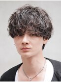 原宿メンズパーマツイストスパイラルパーマ波巻きパーマツイスパ