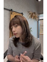 ハウリーヘアアンドスパ(HAURY hair&spa)&nbsp;レイヤーカット×グレージュカラー