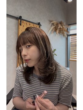 ハウリーヘアアンドスパ(HAURY hair&spa) レイヤーカット×グレージュカラー