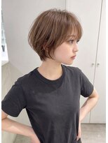 ルイス 宝塚(Luis)&nbsp;LUISふんわりショートボブやわらかブラウンカラー