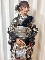 ヘアセットアップス(UP's) 成人式 【振袖着付け+ヘアセット】祝20歳の集い★電話予約