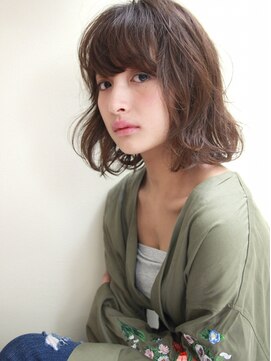 エムスラッシュ アヴェダ 自由が丘(M.SLASH AVEDA) 【M.SLASH】重カワ★ふんわりミディa