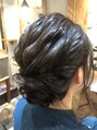オーブ ヘアー ビーヴ 調布店(AUBE HAIR beve)&nbsp;パーティーや結婚式には女性らしい柔らかいイメージのアップで！
