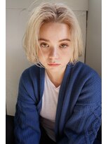 ルーム(Loom.)&nbsp;ナチュラルブロンドボブ【Loom./明治神宮前/原宿/表参道】