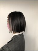 切りっぱなしボブ