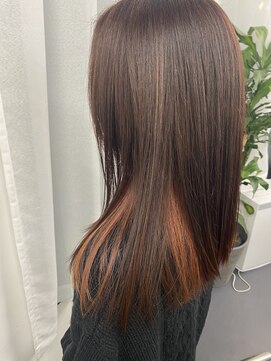 シア(sia) インナーカラー×オレンジカラー