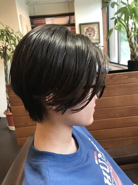 スープレックス ヘアーデザイン(SOUPREX HAIR DESIGN) 大人可愛いハンサムショート！前下がりグラボブ！20代 30代 40代