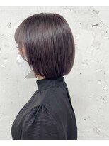 ヘアアトリエコモノ(hair l'atelier KoMoNo) 【1bleach】暗髪でも透明感！プラチナパープル！