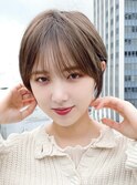 似合わせカット　横顔美人　くせ毛ショート　大場猛