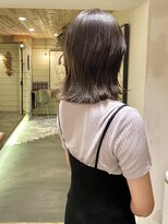 表参道/イルミナカラー/暗髪/透明感/ブリーチなし/赤み消し
