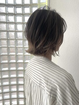 モナン(monan) ダークアッシュシャドールーツダークグレーグラデーションカラー