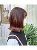 【grace三瓶】ぱつっと切りっぱなしボブ/くびれミディ