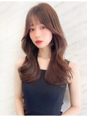 くびれセミディ×オリーブベージュ