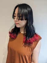 アン 登戸(un)&nbsp;レッド裾カラー