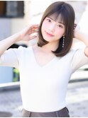 髪質改善・小顔・オリーブカラー・グレージュカラー・【藤波】