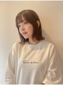●外はねボブ×グレージュボブ