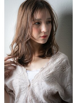 モッズヘア 越谷(mod's hair) シアカラーくせ毛風カールヘルシースタイルw越谷20代30代40代