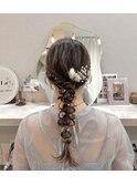 ふわふわ感がかわいい*人気No. 1/あみおろしヘア