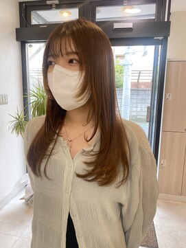 ラ ファブリック(LA FABRIQUE) 【大島】フェイスレイヤー×髪質改善メテオストレート　草加