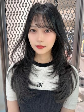 ロンドウル 熊本(Lond ulu) 大人美人なlayer style /ネオ韓国layer cut/フォギーベージュ