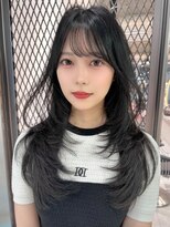 ロンドウル 熊本(Lond ulu) 大人美人なlayer style /ネオ韓国layer cut/フォギーベージュ