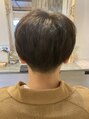 ヘアブティック ハコ(hair boutique haco) 襟足を刈り上げてスッキリ!丸みを出して柔らかな質感に。