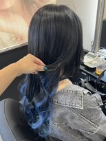 ヘアーデザイン ジェルム(Hair Design germe)&nbsp;ブルーインナーエクステ / YUDU