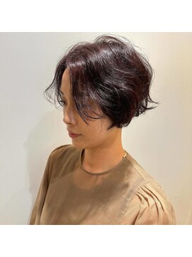 イコル(ikoru) ショートボブ シェアモーブカラー 30代 代官山 中目黒