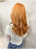 オレンジで夏っぽカラー