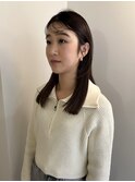 レイヤーカット　うぶバング