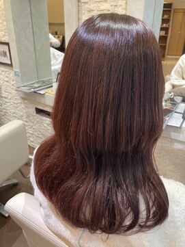 ヴィサージュプラス(VISAGE plus) 【暖色カラー】ブリーチなし！艶々チェリーブラウンカラー