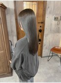 ブリーチなし　マットグレージュ
