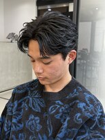 ソルバイジゼル(sol by gisele)&nbsp;仙台フェザーショートフェザーパーマ毛流れセンターパート