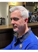 大人海外ワイルドアップバングナチュラルフェード