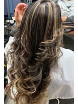 ライサンヘアネパール(Raisan Hair Nepal)&nbsp;ロングコントラストハイライト