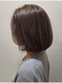 ボブ×グレージュ
