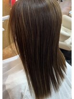 プラーナ 小禄店 酸性縮毛矯正ダメージを抑えてサラサラストレート