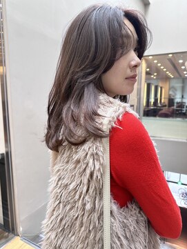 ルッカヨドヤバシ(RUCCA yodoyabashi) レイヤーカットラベンダーブラウン