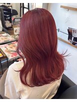 リコバイアフロート(riko by afloat)&nbsp;カラー/韓国ヘア/暖色カラー/韓国/髪質改善/ピンクカラー