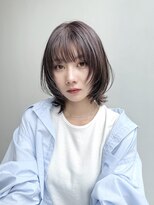 トルネード(TORNADO)&nbsp;大人レイヤーボブフェイスレイヤー前髪ありひし形丸顔K20250704