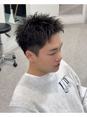 スパイキーショートスパイキーパーマ