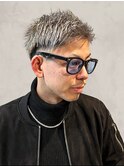 ツーブロック×ソフトモヒカン◎清潔感ショートナチュラルカラー