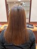カット+オーガニックカラー+Tr. +頭浸浴　￥17600→