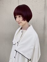 ドロシー(dorothy)&nbsp;ボルドー　ダークレッド　バーガンディ　ショートマッシュ