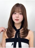 大人かわいい韓国レイヤーヘア