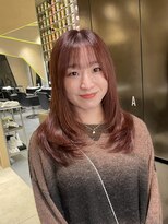 エイトヘアー(8 HAIR)&nbsp;ピンクブラウン　ピンクカラー　レイヤーカット